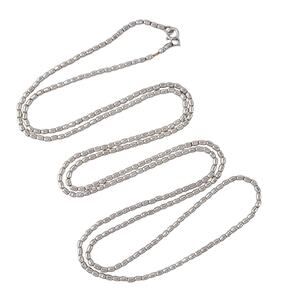 Vintage Sterling Silver 925 | Heavy 20g | Barrel Bead Link Chain Necklace | 40"